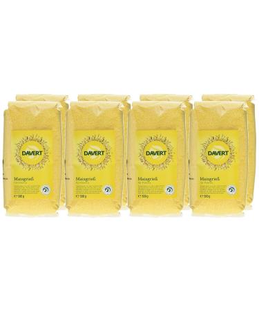 Buy Davert Organic Corn Semolina Polenta Pack of 8 (8x500g) Premium Quality for Healthy Cooking | International Shipping Available - Buy Online on GoSupps.com