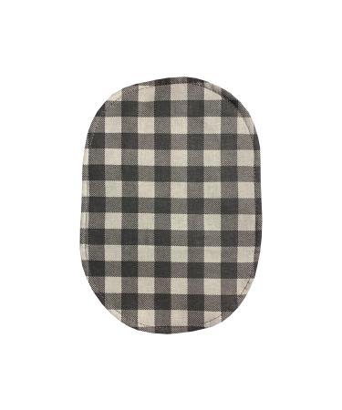 WRKDesigns Ostomy Bag Cover Gray Buffalo Check