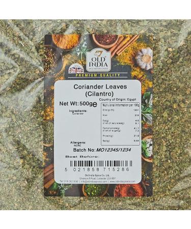 Old India Coriander Leaves (Cilantro) 500g - Premium Quality Spice - Buy Online on GoSupps.com