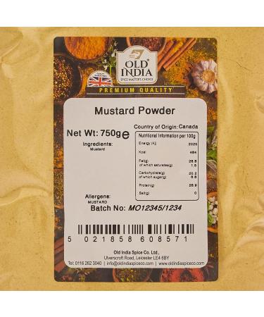 Old India Mustard Powder 750g (Pack of 2) Classic 750 g (Pack of 2) - Buy Online on GoSupps.com