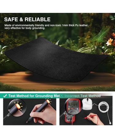 AsmrCap Earthing Mat for Sleeping 68 x 198 cm | Enhance Sleep Quality & Wellness | International Shipping Available - Buy Online on GoSupps.com