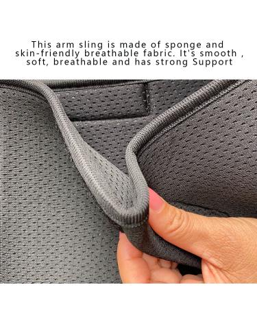 Fotgok Soft Foam Kids Arm Sling with Waist Belt - Pediatric Shoulder Immobilizer for Children - Breathable Arm Support Brace for Shoulder Injury - Black (Small) - Buy Online on GoSupps.com