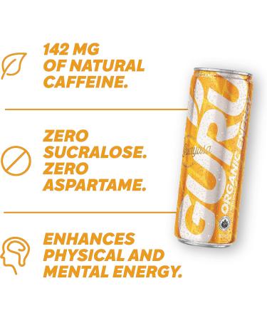 GURU Organic Energy Drink | Variety Pack 355ml | Feel Great and Stay Focused Longer with Plant-Based Energy Natural & Organic Ingredients Low Calories and Great Taste | (Pack of 24)  - Buy Online on GoSupps.com