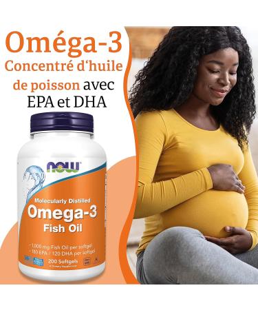 Now Foods Molecularly Distilled Omega-3 (Omega-3 Molecular Distilled) with EPA & DHA High Dosed 200 Soft Capsules Lab Tested Soy Free Gluten Free Non-GMO - Buy Online on GoSupps.com