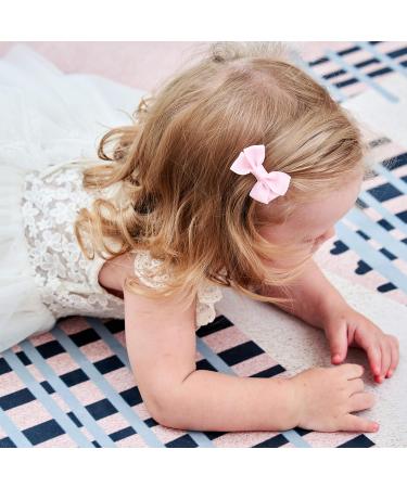 40PC Hair Loop Clips for Babies & Toddlers | Fully Lined Crocodile Clips & Grosgrain Band Accessories - Buy Online on GoSupps.com