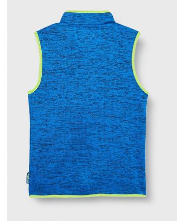 Playshoes Unisex Kid's Blue Knitted Fleece Vest - Size 128 | Outdoor Top - Buy Online on GoSupps.com
