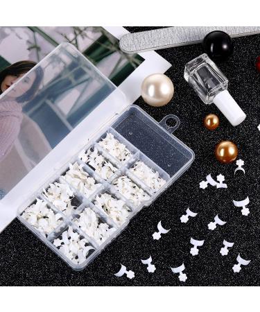 100 Short Style French False Nails in 10 Sizes with Acrylic Tips - DIY Nail Salons - Buy Online on GoSupps.com