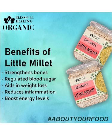 Blessfull Healing Organice Little Millet 2 lb (907 Gram) - Buy Online on GoSupps.com