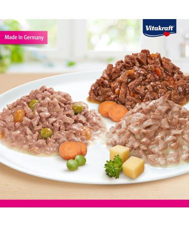 Vitakraft Poetry Creation Cat Meal in Sauce Meat Assortment Chicken Turkey and Beef Rich in Meat No Sugar or Cereal Added ( - Buy Online on GoSupps.com