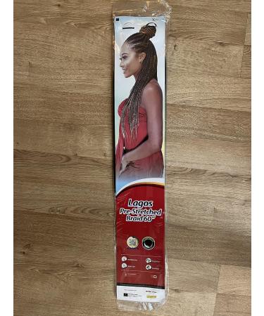 NEW 60 INCH PRE-PULLED XPRESSION Colour 1 (Jet Black) LAGOS BRAID PRE-PULLED PRE-STRECHED Hair Extension 60 2 In A Pack (Colour 1 Jet Black) Heat Resistant Tangle Free Jet Black 1 - Buy Online on GoSupps.com