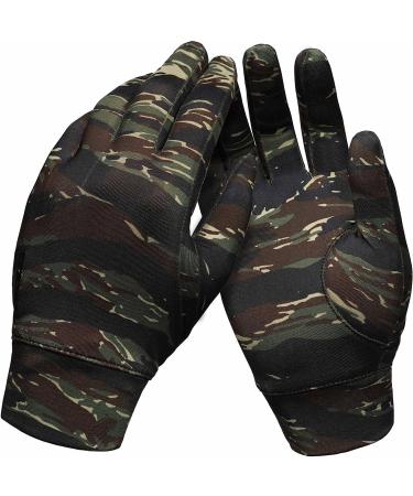 TSLA Tiger Black Thermal Fleece Running Gloves - Unisex Medium Size - Buy Online on GoSupps.com