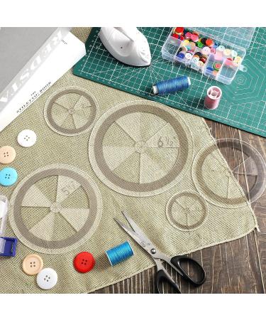 Circle Quilting Template Set - 5 Pcs Circles Quilt Ruler for Quilting - 5 Sizes - Buy Online on GoSupps.com