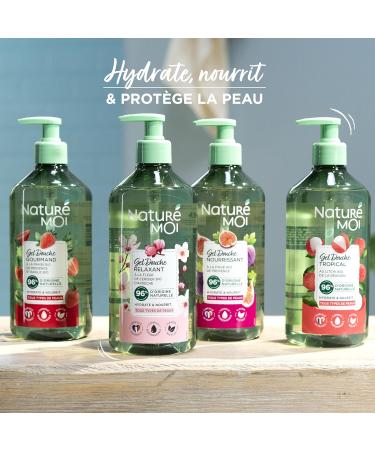  Natur moi Natur Moi - Nourishing Shower Gel - Hydrates and nourishes - All skin types - Organic fig - 96% natural origin - 500 ml - Made in France - Buy Online on GoSupps.com