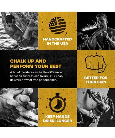 Friction Labs Unicorn Dust 5 oz Fine Texture Chalk - Premium Grip for Rock Climbing, Weight Lifting, Gymnastics, Tennis & More - Endorsed by 100+ Pro Athletes - Buy Online on GoSupps.com