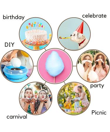 Cotton Candy Floss Sugar (Bubblegum) - 1LB | Product of Canada| Easy Candy Forming| Works With Almost All Machines| Reusable Jars to Lock in Freshness| Flavoured Floss Ideal for Snack Desserts Party Carnivals and More| By Elo's Premium - Buy Online on GoSupps.com