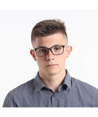 LifeArt Blue Light Blocking Glasses - Anti Eyestrain Computer & Gaming Glasses for Men & Women - Anti Glare 0.25 Magnification (Black) P8008_c1_black - Buy Online on GoSupps.com