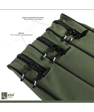 Zite Fishing Rod Pocket & Bag 190cm | Water-Repellent Fishing Rod Case | 3-Fan Backpack for Fishing Rods - Buy Online on GoSupps.com