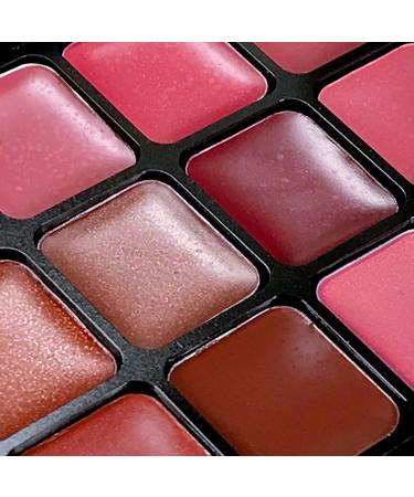 EVE PEARL Ultimate Lip Palette - 18 Color Matte & Shimmer Lipstick Set with Aloe & Vitamin E - Buy Online on GoSupps.com