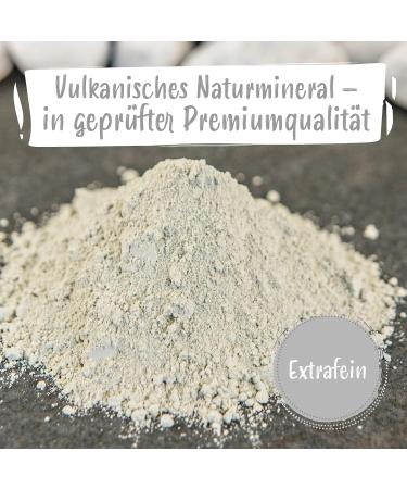 Nature Cake Zeolite Powder 1 kg - Premium Clinoptilolith 92% | Pure Natural Volcanic Earth | Extra Finely Ground No Additives - Buy Online on GoSupps.com