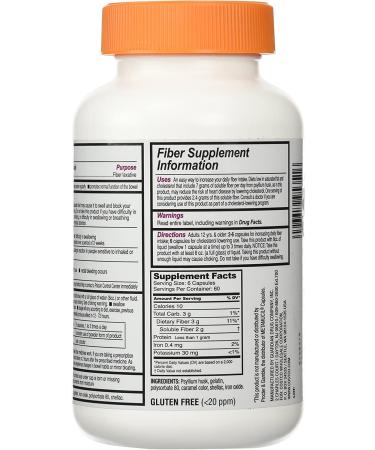Kirkland Fiber Capsules 360ct for Regularity Fiber Supplement, Compare to Metamucil Capsules 360 Count Pack - Buy Online on GoSupps.com
