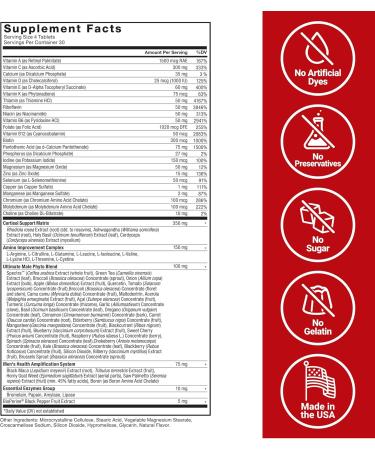 Force Factor Test X180 Multivitamin Testosterone Support Multivitamin for Men with 50+ Nutritional Ingredients & 13 Essential Vitamins to Help Support Muscle Strength Energy & Vitality 120 Tablets - Buy Online on GoSupps.com