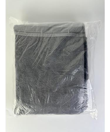 HezzLuv Ultra Absorbent Dog Bathrobe Towel Microfiber Quick Dog Drying Coat Dressing Gown Pets Comfort for Baths Swims & Muddy Walks(Black L) L Black - Buy Online on GoSupps.com