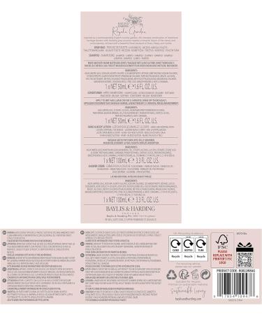 Baylis & Harding Royale Garden Rose Poppy & Vanilla Luxury Wash Bag Gift Set - Vegan Friendly - Buy Online on GoSupps.com