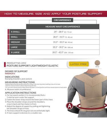 OTC X-Large Posture Support Correct Shoulder Slump & Improve Body Position | International Shipping Available - Buy Online on GoSupps.com