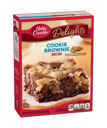 Betty Crocker Delights Cookie Brownie Bar Mix, 17.4 oz.