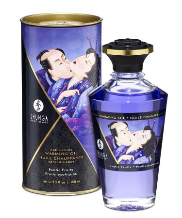 Shunga Aphrodisiac Warming Oil Exotic Fruits Blue
