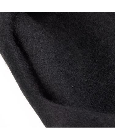 ZLYC Wool French Beret Hat | Solid Color Cap for Women and Girls - Black - Buy Online on GoSupps.com