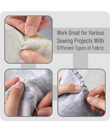 Mr. Pen Large Eye Needles for Hand Sewing - 50 Pack Assorted Sizes Embroidery Needles with Plastic Storage Tube - Buy Online on GoSupps.com