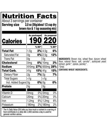 Near East Whole Grain Blends - Brown Rice Pilaf 6.17oz | Pack of 12 - Healthy Side Dish - Buy Online on GoSupps.com