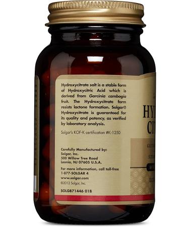 Solgar Hydroxy-Citrate 60 Veg Capsules | Natural Weight Management Support - Buy Online on GoSupps.com