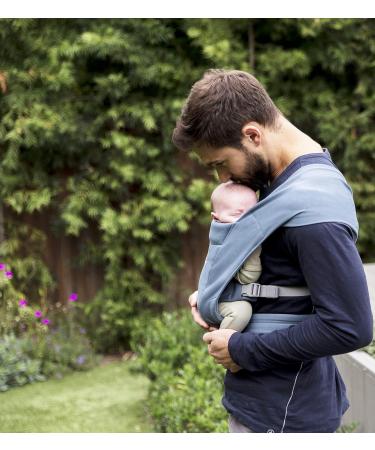 Ergobaby Embrace Baby Carrier for Newborns - Extra Soft Ergonomic Belly Carrier Bag in Oxford Blue | 1 Pack - Buy Online on GoSupps.com