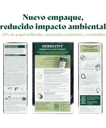  Herbatint Herbatint Permanent Hair Colour Gel 1N Black 170 ml Ammonia Free 100% Grey Coverage for Sensitive Skin with 8 Organic Natural Extracts - Buy Online on GoSupps.com