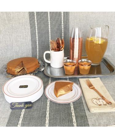 JL Prime 100 Piece Rose Gold Plastic Forks Bulk Set - Heavy Duty Utensils for Party & Wedding - Buy Online on GoSupps.com