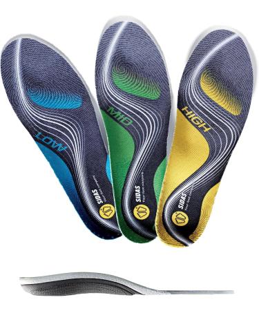SIDAS Unisex 3Feet Activ Medium Arch Insoles - Enhanced Heel Cushioning for Multisports | All-Year Comfort XX-Large (46-48) - International Shipping Available - Buy Online on GoSupps.com