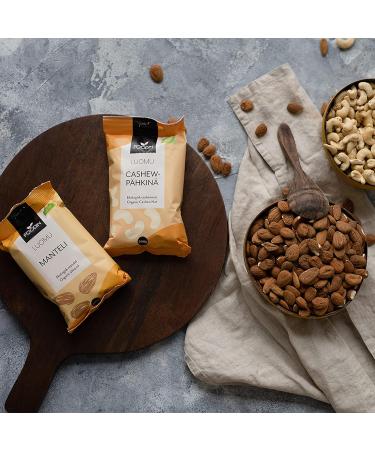  FOODIN FOODIN Organic Almonds 1 kg (2 x 500 g) raw excellent source of protein and unsaturated fats 100% organic gluten-free and vegan - Buy Online on GoSupps.com