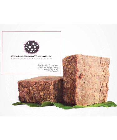 Organic Raw African Black Soap - 100% Vegetable Chemical-Free & Cruelty-Free | Fight Skin Conditions | Nature's Beauty Secret from Ghana - Buy Online on GoSupps.com