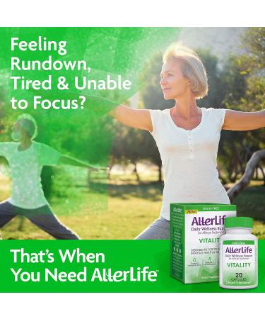 Allerlife Vitality Capsules Daily Dietary Supplements - 20 ct for Everyday Health & Well-Being - Buy Online on GoSupps.com