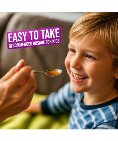 Kids Cough Syrup with Propolis & Pure Tropical Honey Natural Immune Support and Throat Soothing Remedy | Bee Propolis & Honey Immune Booster for Children - Buy Online on GoSupps.com