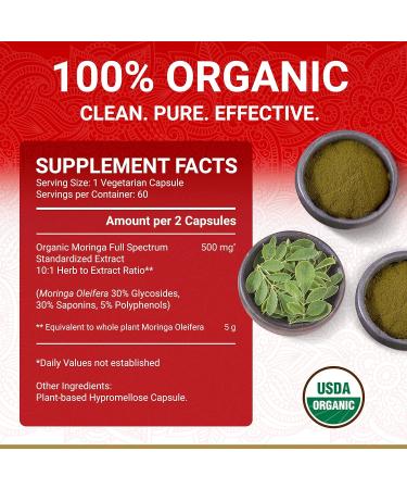 True Veda Everyday Essentials Bundle | USDA Organic | Multi-Award-Winning | Organic Ashwagandha KSM-66 + Organic Holy Basil with Vitamin B6 + Organic Amla with Vitamin C + Organic Moringa Capsules - Buy Online on GoSupps.com