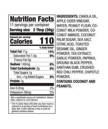 Plant Junkie Thai Peanut Vinaigrette Dressing - 12 Fl Oz - Buy Online on GoSupps.com