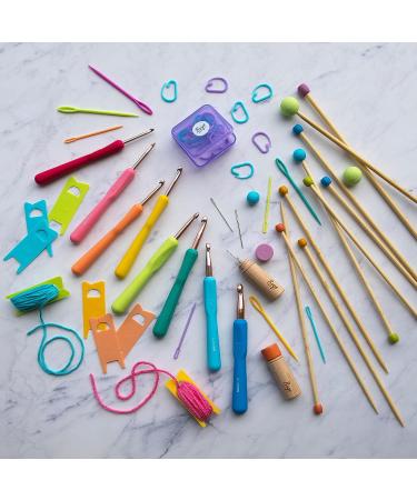 Boye Wood Container with Purple Lid Crochet Accessory Set - Size 18 Multicolor 7 (42-40039) - Buy Online on GoSupps.com