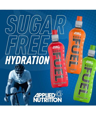 Applied Nutrition BodyFuel Electrolyte Water - Body Fuel Prime Drink with BCAAs and Vitamins Fast Hydration (12 x 500ml) (Drumstick) - Buy Online on GoSupps.com
