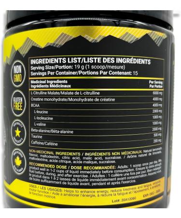 iRide Supplements - Pre Workout Creatine Monohydrate Powder + 200mg Caffeine Lemonade - Enhanced Athlete Supplements - Sugar Free Energy Supplement for Men & Women -30 Servings - Buy Online on GoSupps.com
