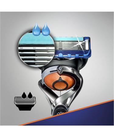 Buy Gillette Fusion 5 ProGlide Razor for Men Precision Trimmer Blade & Glide Coating | Includes 4 Replacement Blades | International Shipping Available - Buy Online on GoSupps.com