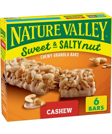 Nature Valley Sweet & Salty Nut Cashews Granola Bars - 6ct