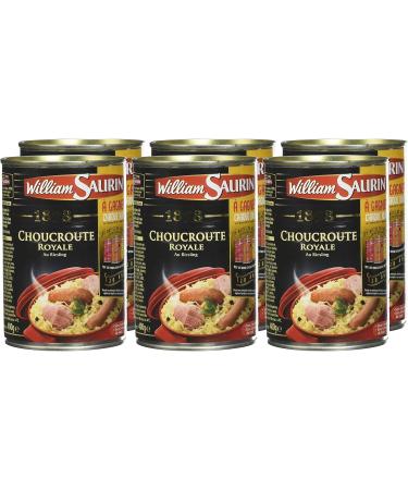 William Saurin Sauerkraut Royale - Riesling d'Alsace 400 g - Pack of 6 - Buy Online on GoSupps.com